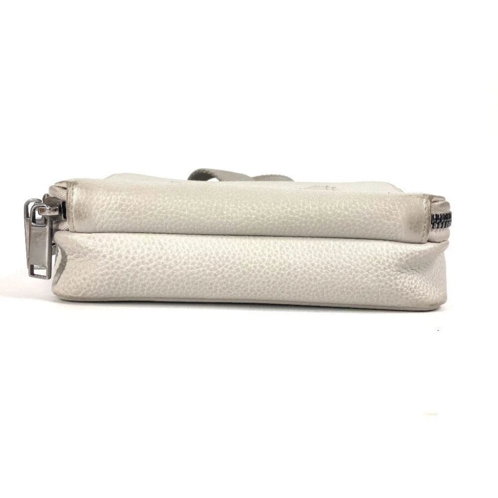 Dior logo Crossbody bag Shoulder Bag Leather IvoryBased - Picture 10 of 13